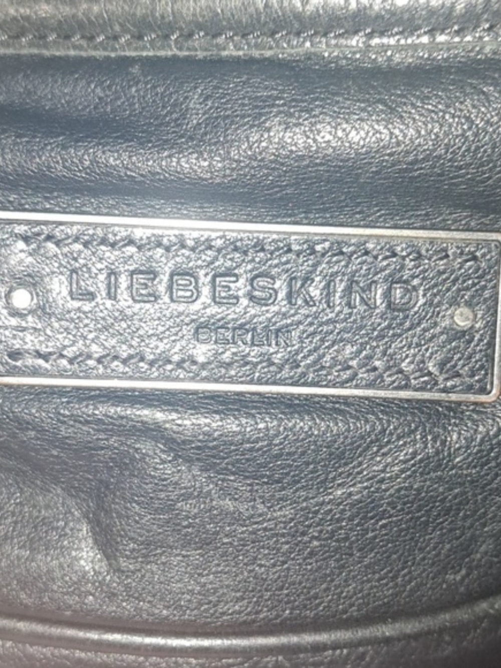 Liebeskind Berlin black leather hobo bag - Picture 2 of 9